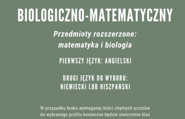 Profil Biologiczno-Matematyczny